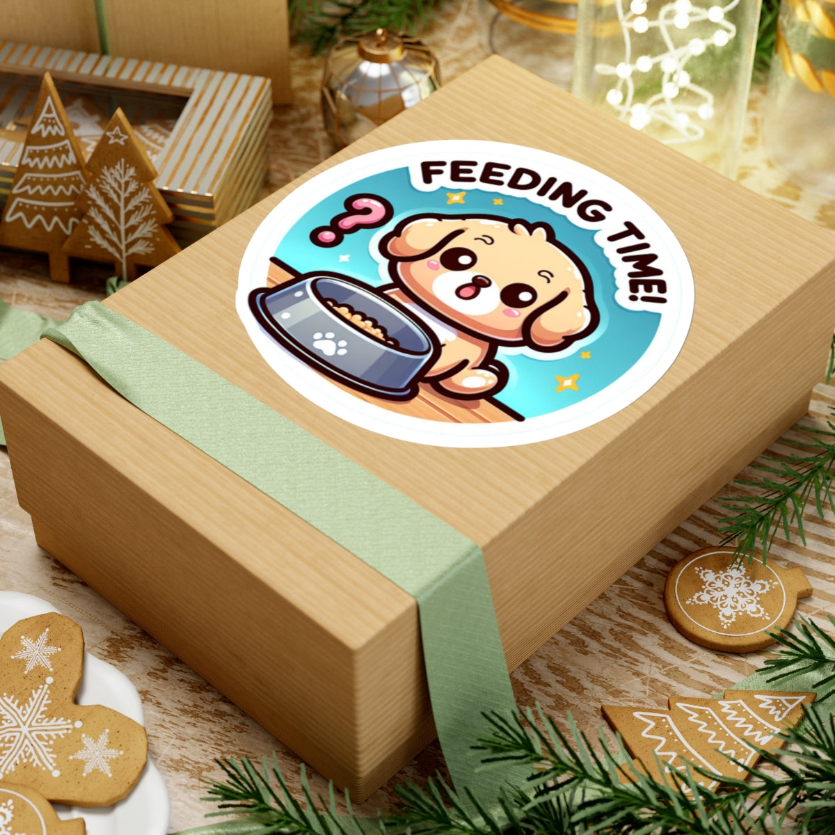 Feeding TIme Kiss-Cut Stickers