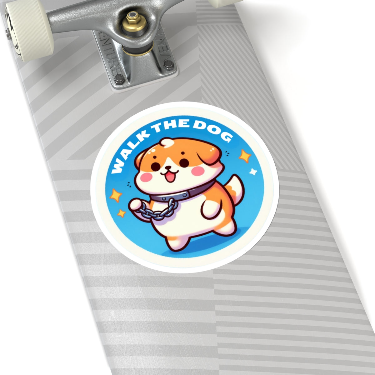 Walk The Dog Kiss-Cut Stickers