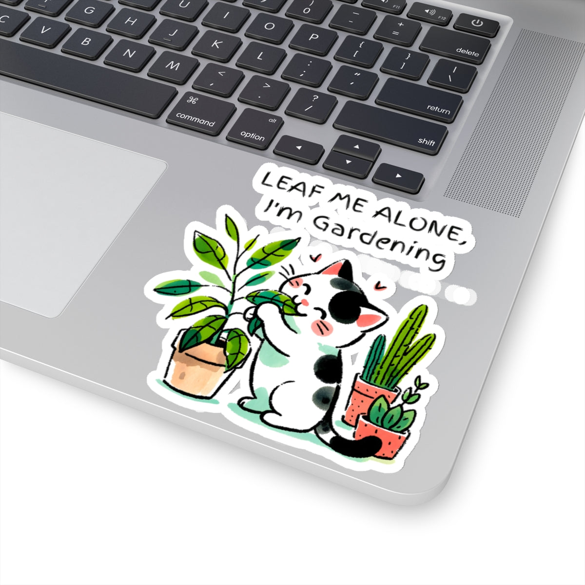 Leaf Me Alone Kiss-Cut Stickers