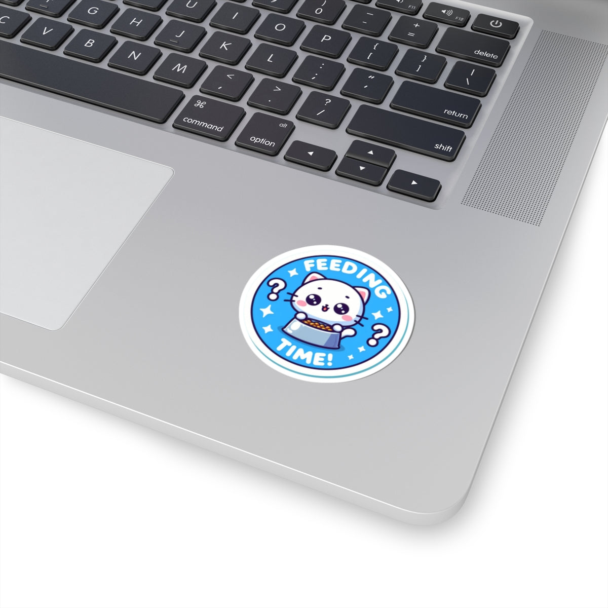 Cat Feeding Time Kiss-Cut Stickers