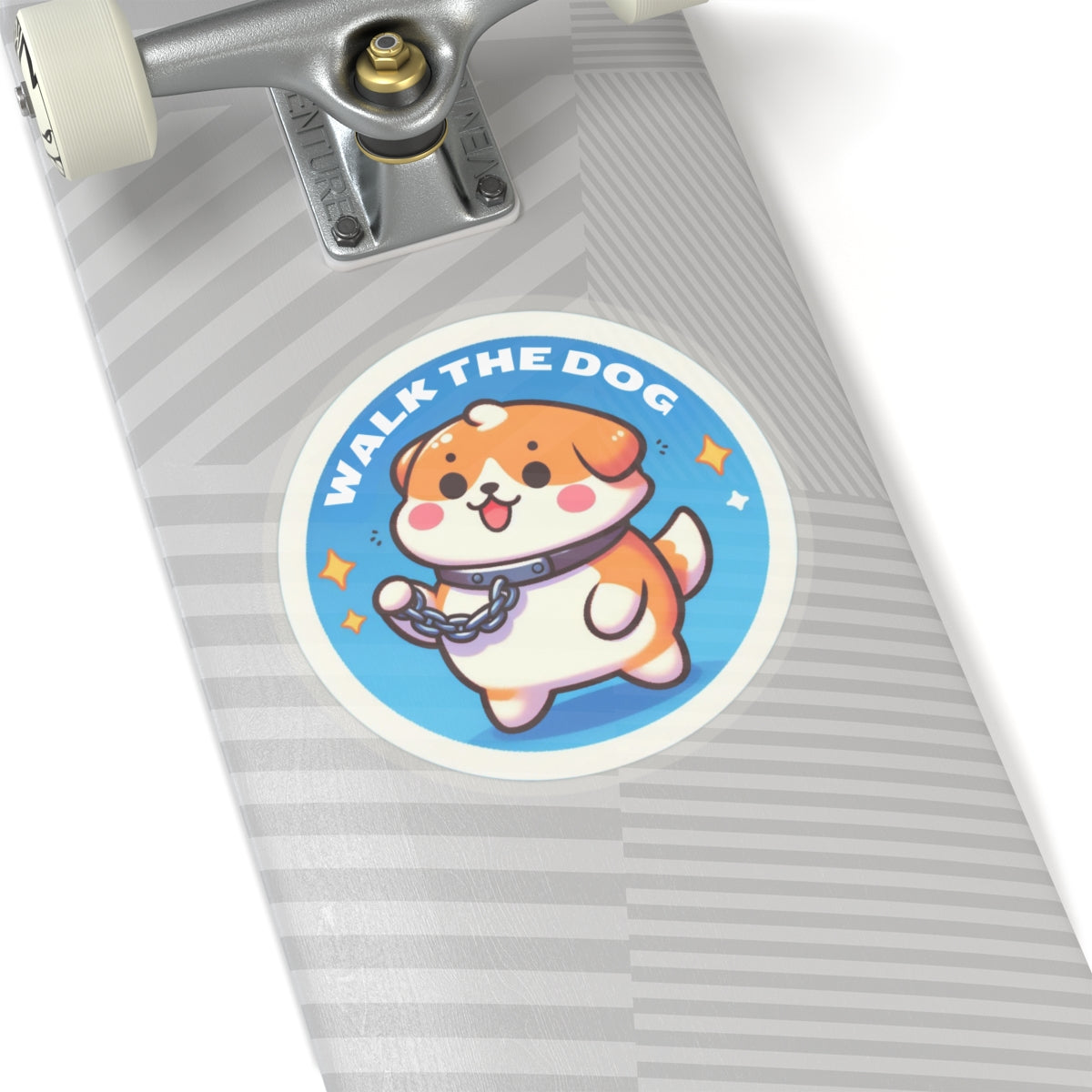 Walk The Dog Kiss-Cut Stickers