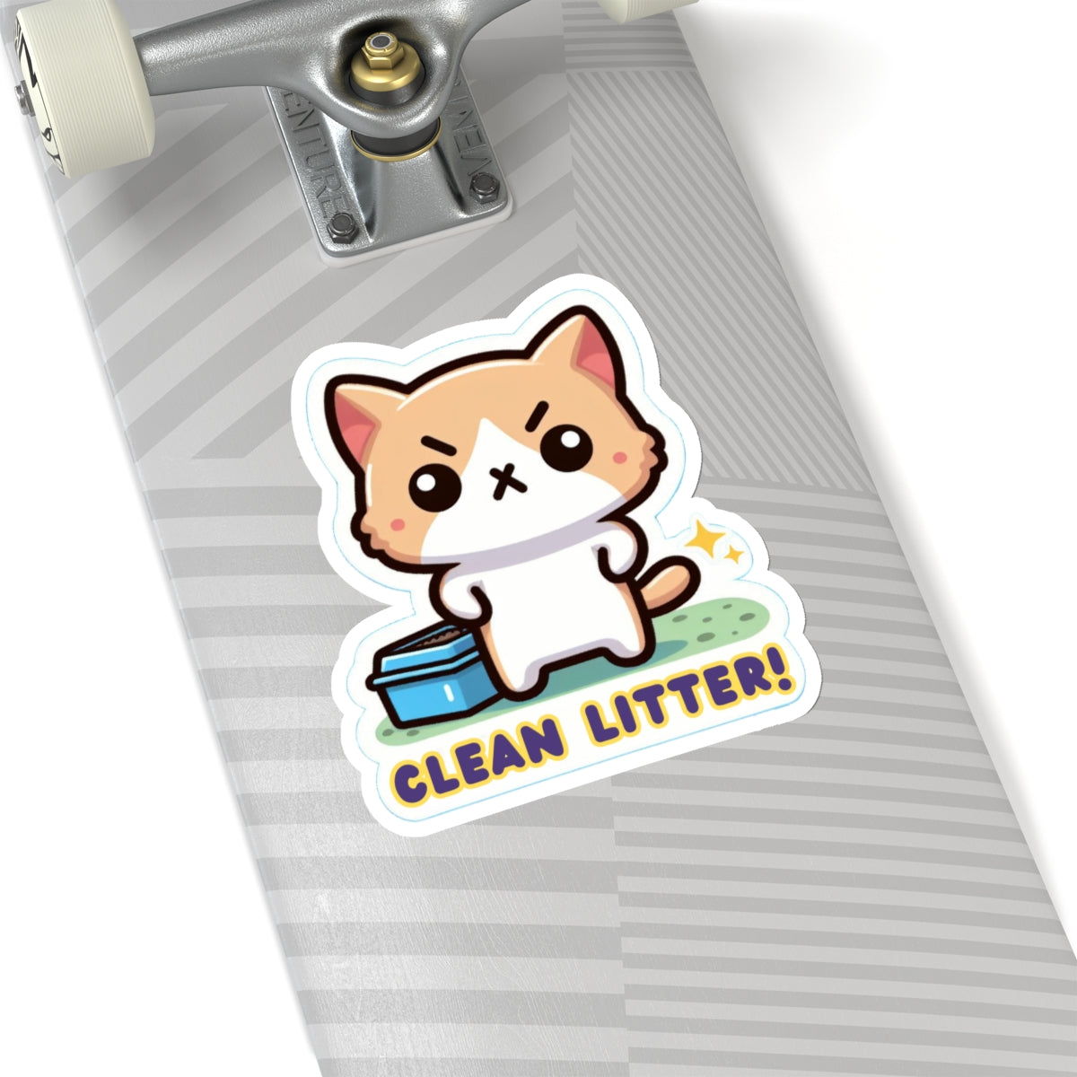 Clean Litter Kiss-Cut Stickers