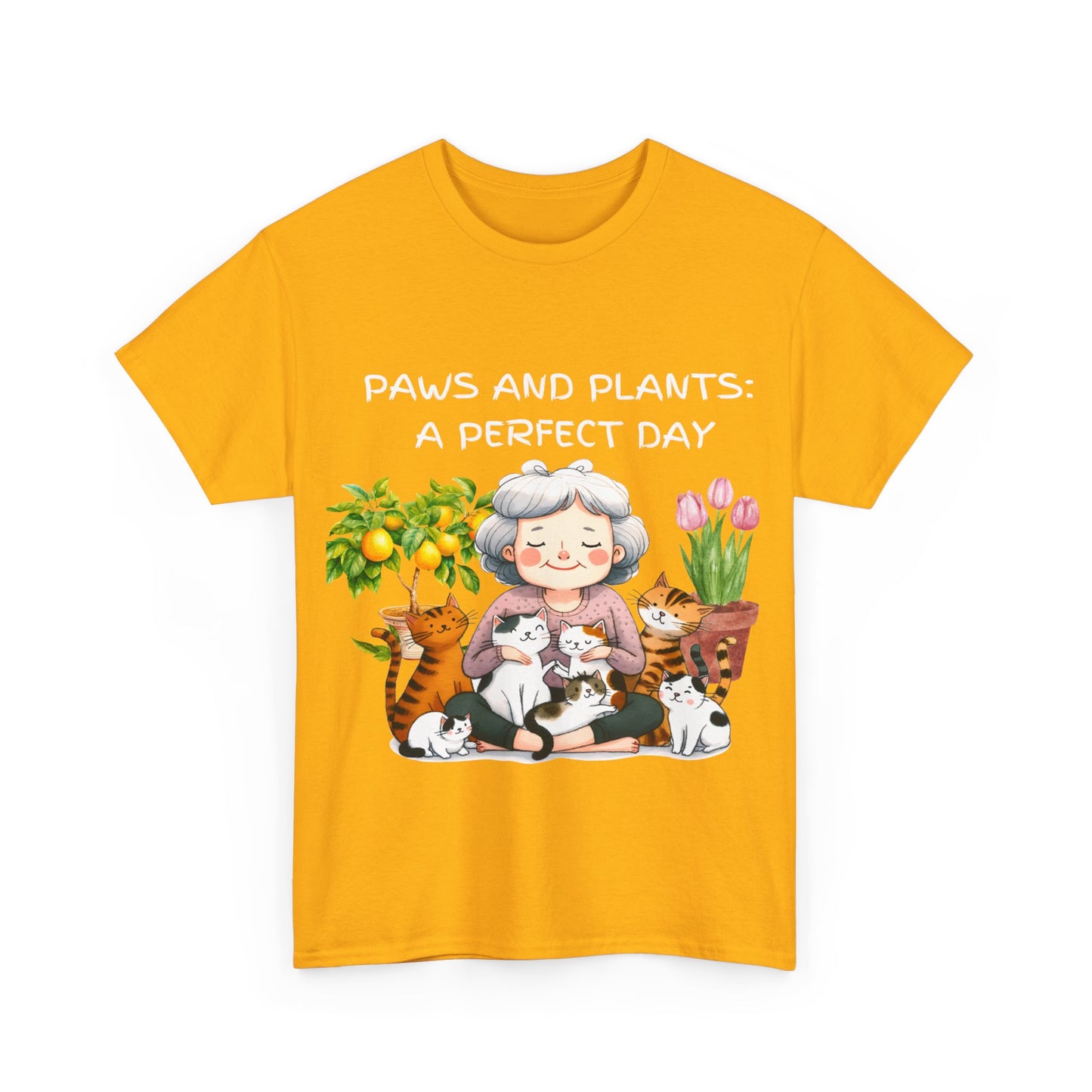 Paws and Plants - Unisex Heavy Cotton Tee