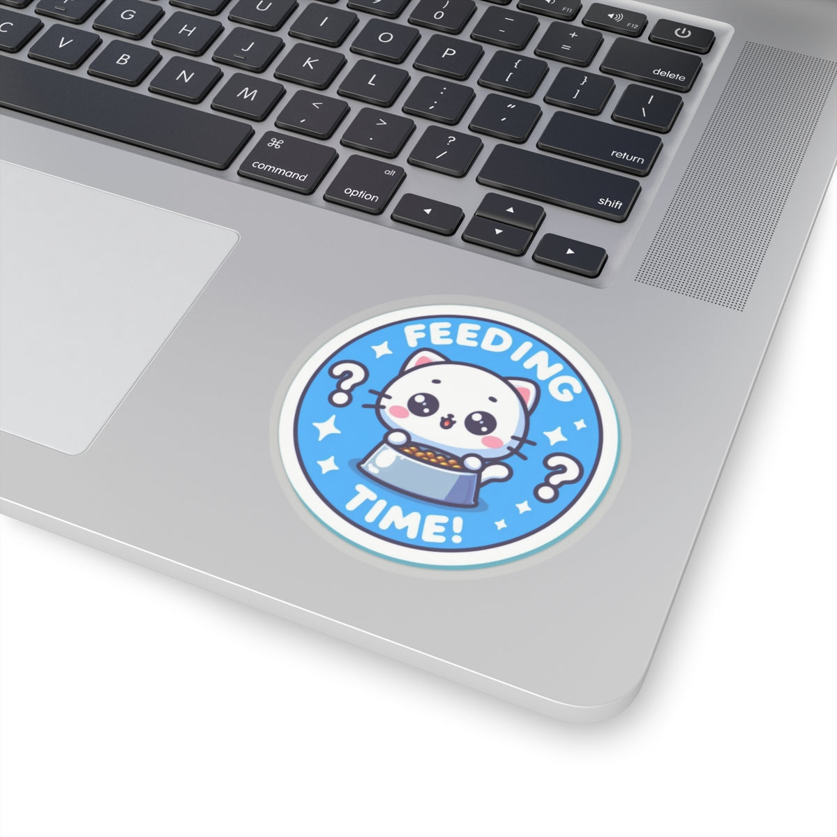 Cat Feeding Time Kiss-Cut Stickers