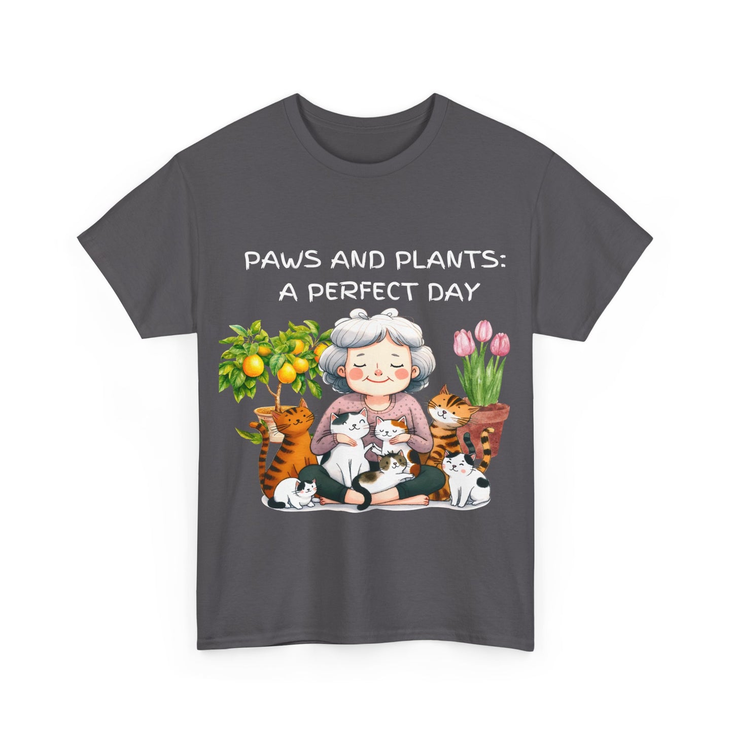 Paws and Plants - Unisex Heavy Cotton Tee