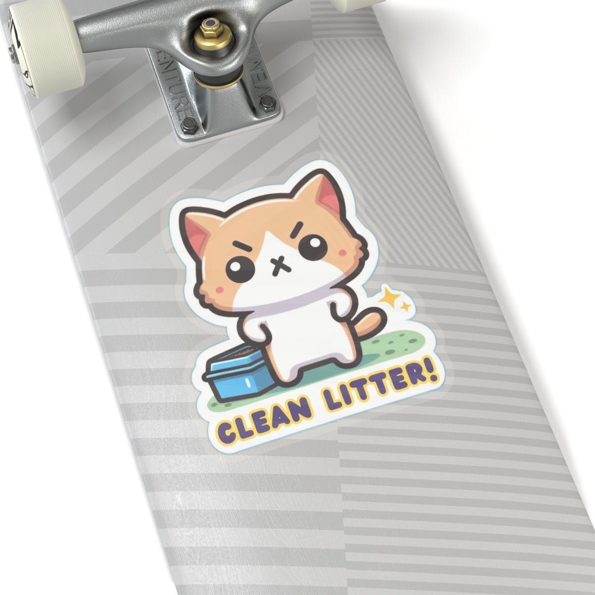 Clean Litter Kiss-Cut Stickers