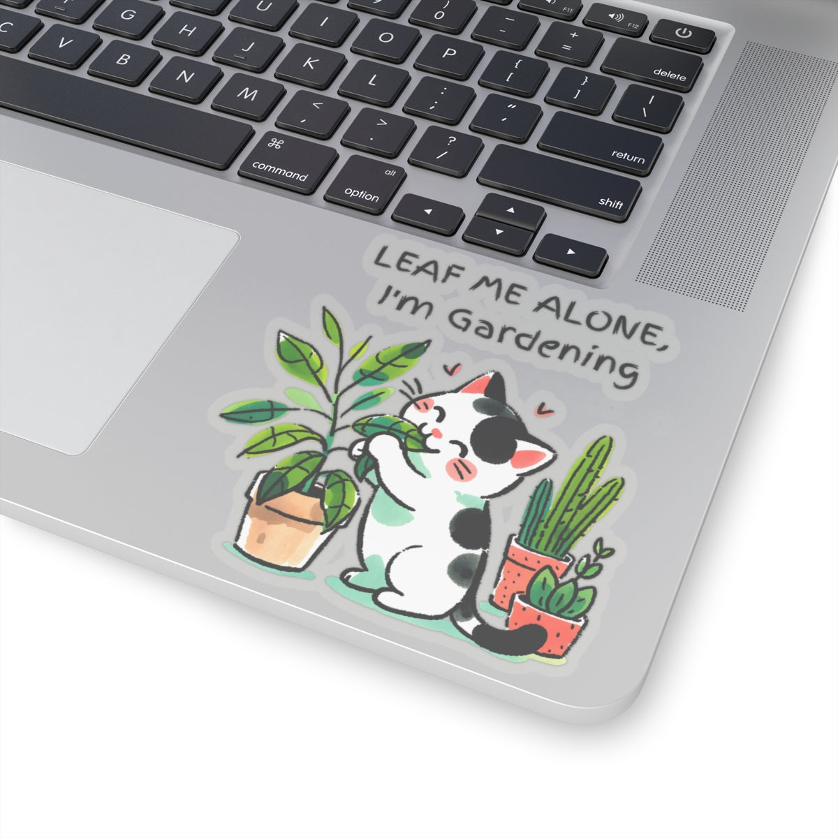 Leaf Me Alone Kiss-Cut Stickers