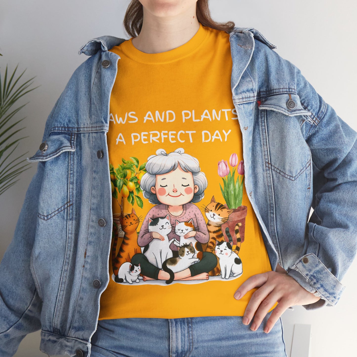 Paws and Plants - Unisex Heavy Cotton Tee