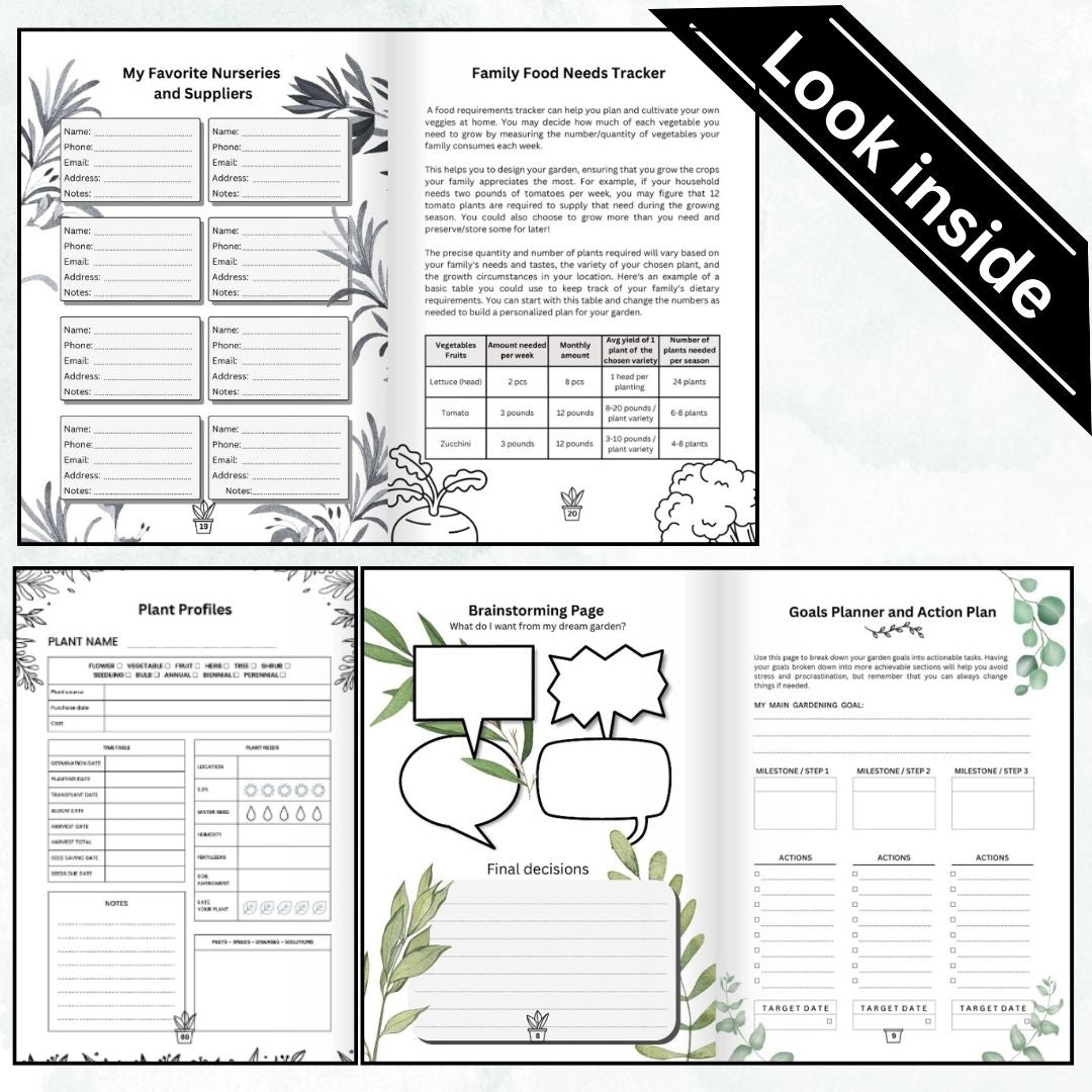 My Guided Garden Planner Log Book and Journal: The Gardener's Year-Round Companion for Planning, Tracking, and Celebrating Garden Life (Sophie McKay's Easy and Effective Gardening Series)