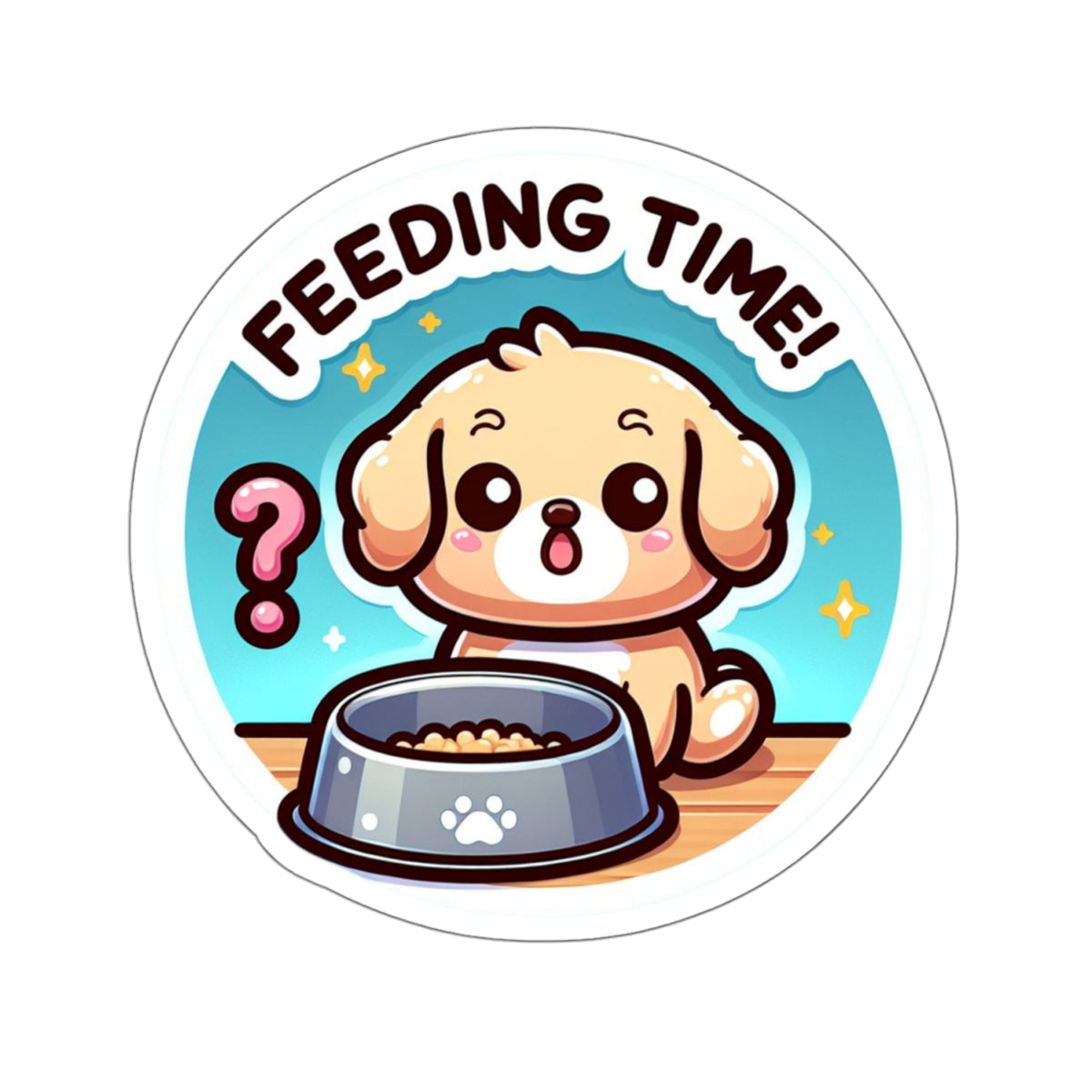 Feeding TIme Kiss-Cut Stickers