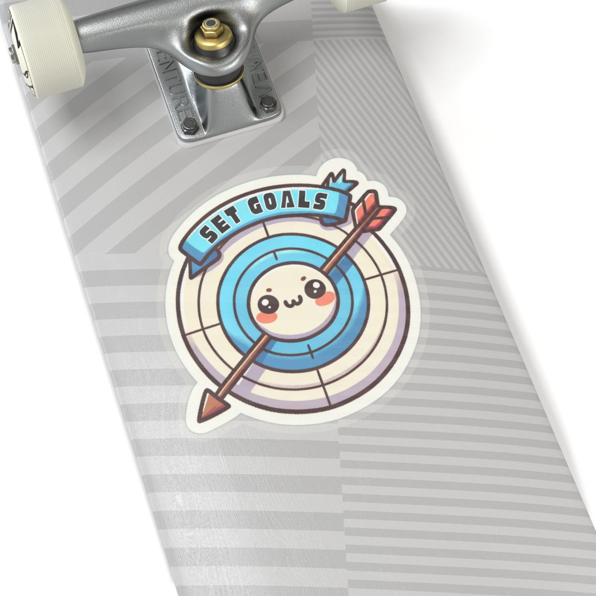 Set Goals Kiss-Cut Stickers