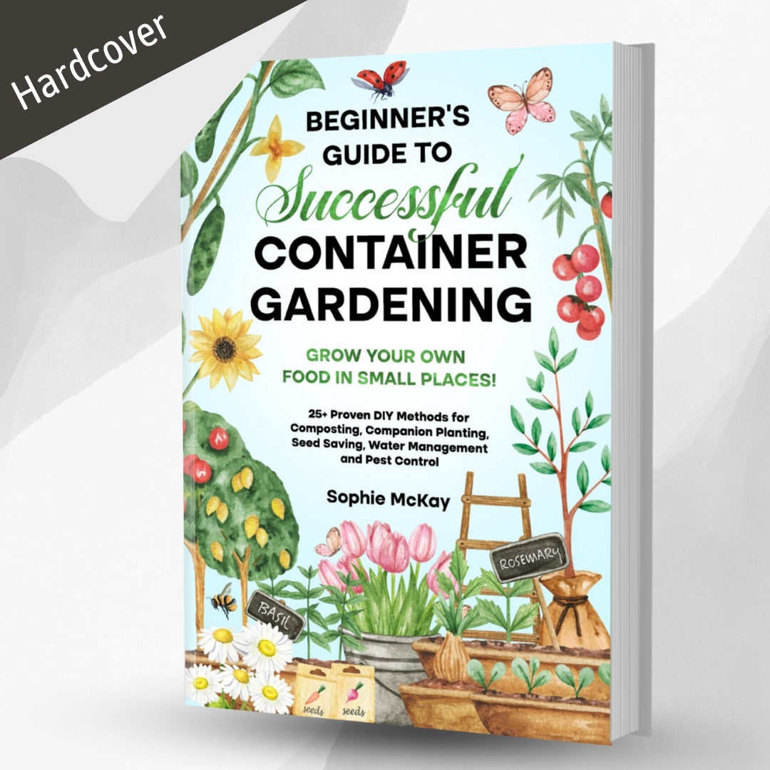 Beginner's Guide to Successful Container Gardening: Grow Your Own Food in Small Places! 25+ Proven DIY Methods for Composting, Companion Planting, Seed Saving, Water Management and Pest Control (Sophie McKay's Easy and Effective Gardening Series)