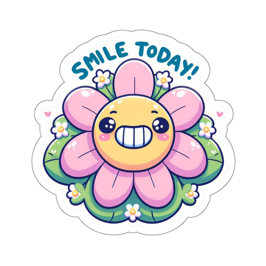 Smile Today Kiss-Cut Stickers