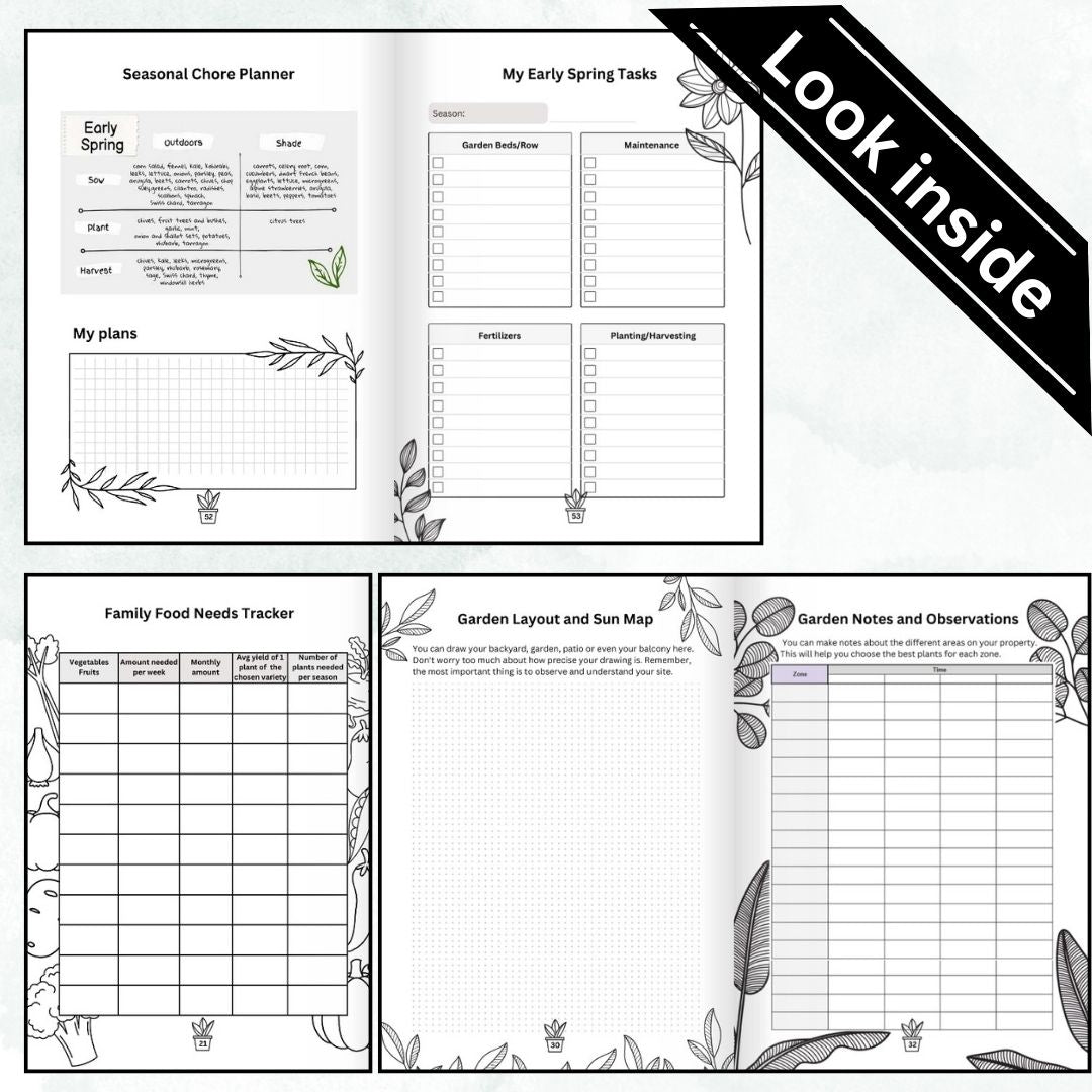 My Guided Garden Planner Log Book and Journal: The Gardener's Year-Round Companion for Planning, Tracking, and Celebrating Garden Life (Sophie McKay's Easy and Effective Gardening Series)