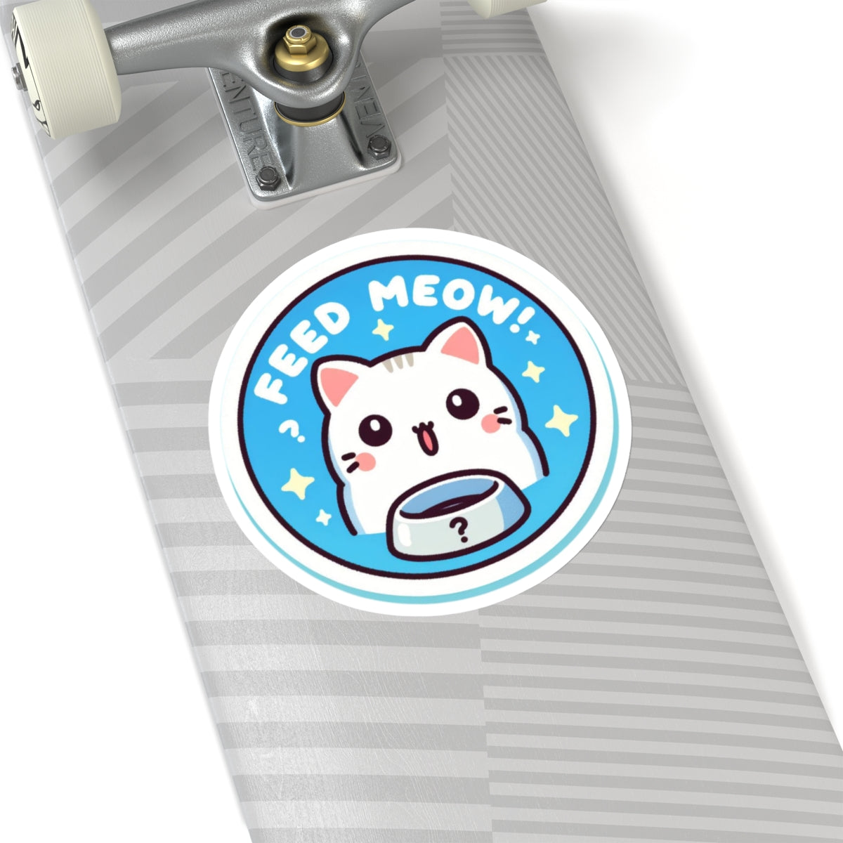 Feed Meow Kiss-Cut Stickers