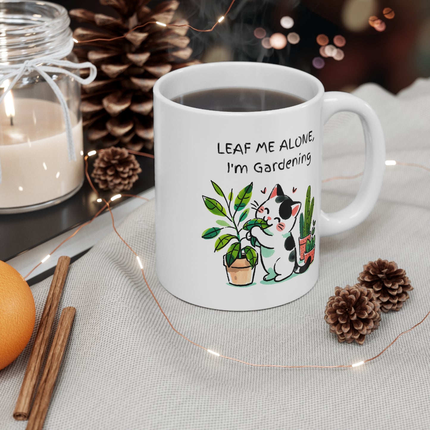 Leaf Me Alone Mug 11oz