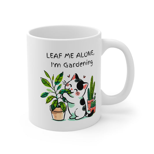 Leaf Me Alone Mug 11oz