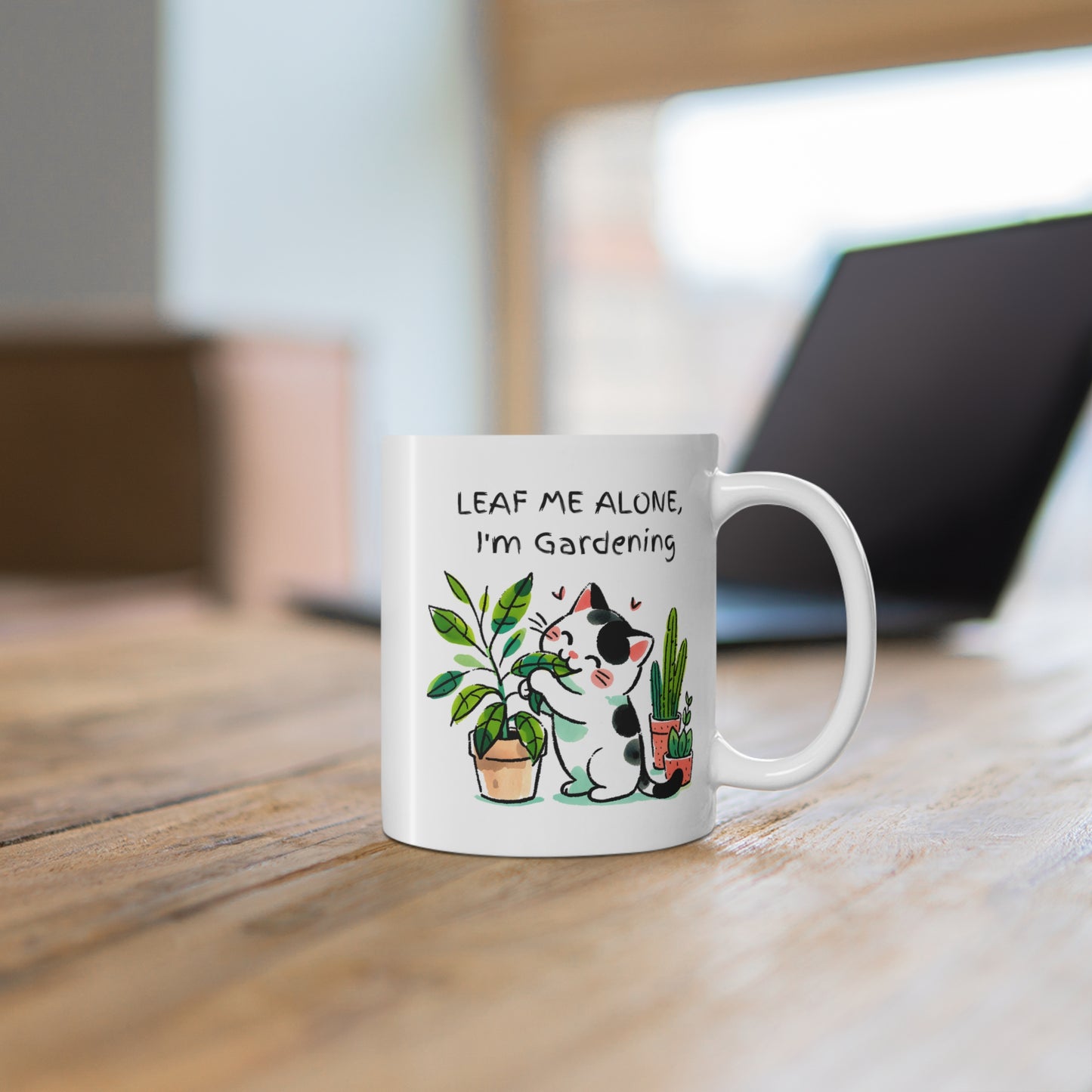 Leaf Me Alone Mug 11oz
