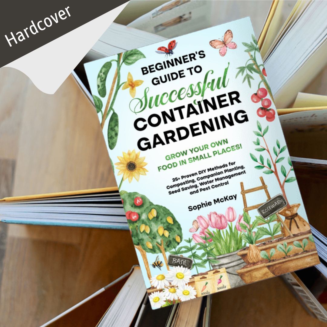 Beginner's Guide to Successful Container Gardening: Grow Your Own Food in Small Places! 25+ Proven DIY Methods for Composting, Companion Planting, Seed Saving, Water Management and Pest Control (Sophie McKay's Easy and Effective Gardening Series)