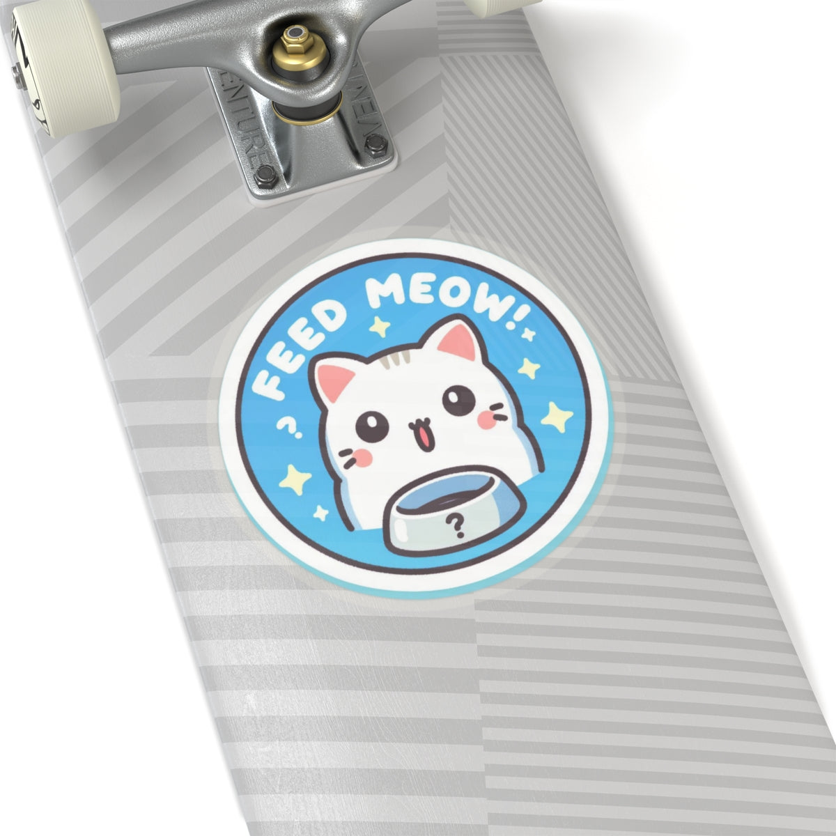 Feed Meow Kiss-Cut Stickers