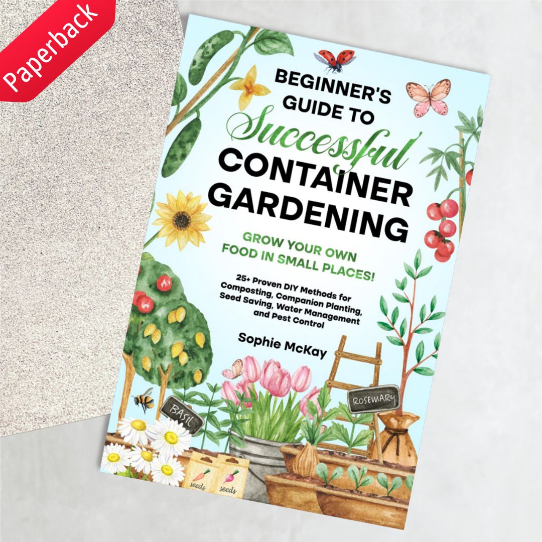 Beginner's Guide to Successful Container Gardening: Grow Your Own Food in Small Places! 25+ Proven DIY Methods for Composting, Companion Planting, Seed Saving, Water Management and Pest Control (Sophie McKay's Easy and Effective Gardening Series)