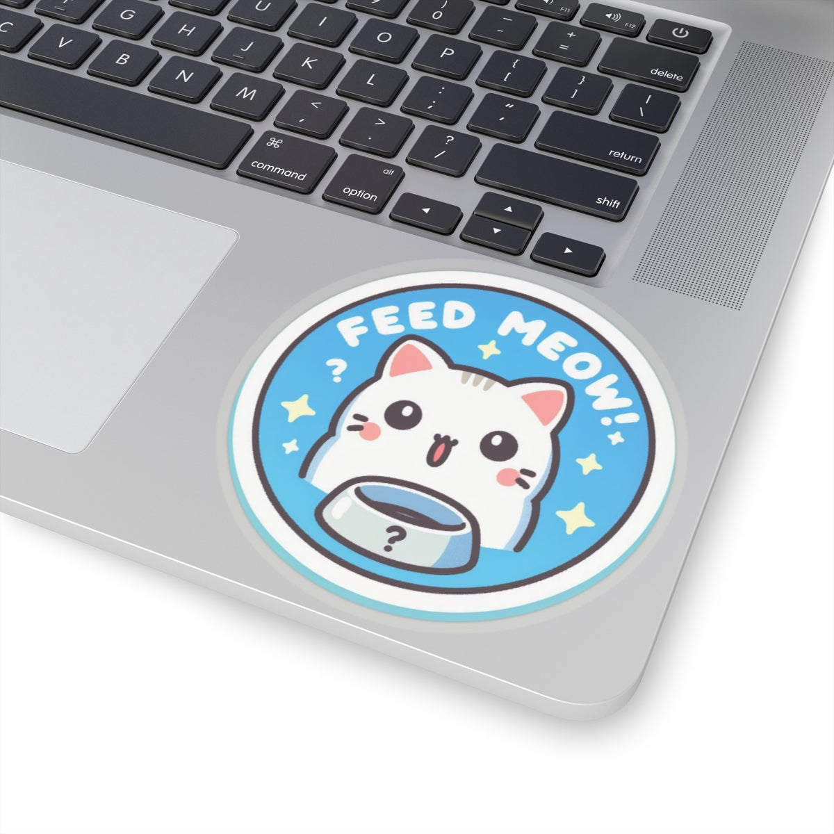 Feed Meow Kiss-Cut Stickers