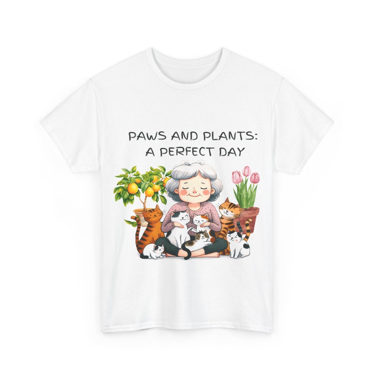 Paws and Plants - Unisex Heavy Cotton Tee