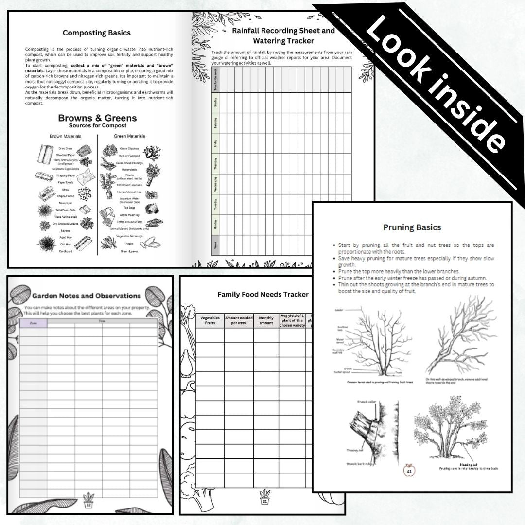 My Guided Fruit Tree Gardening Planner Log Book and Journal (Paperback)