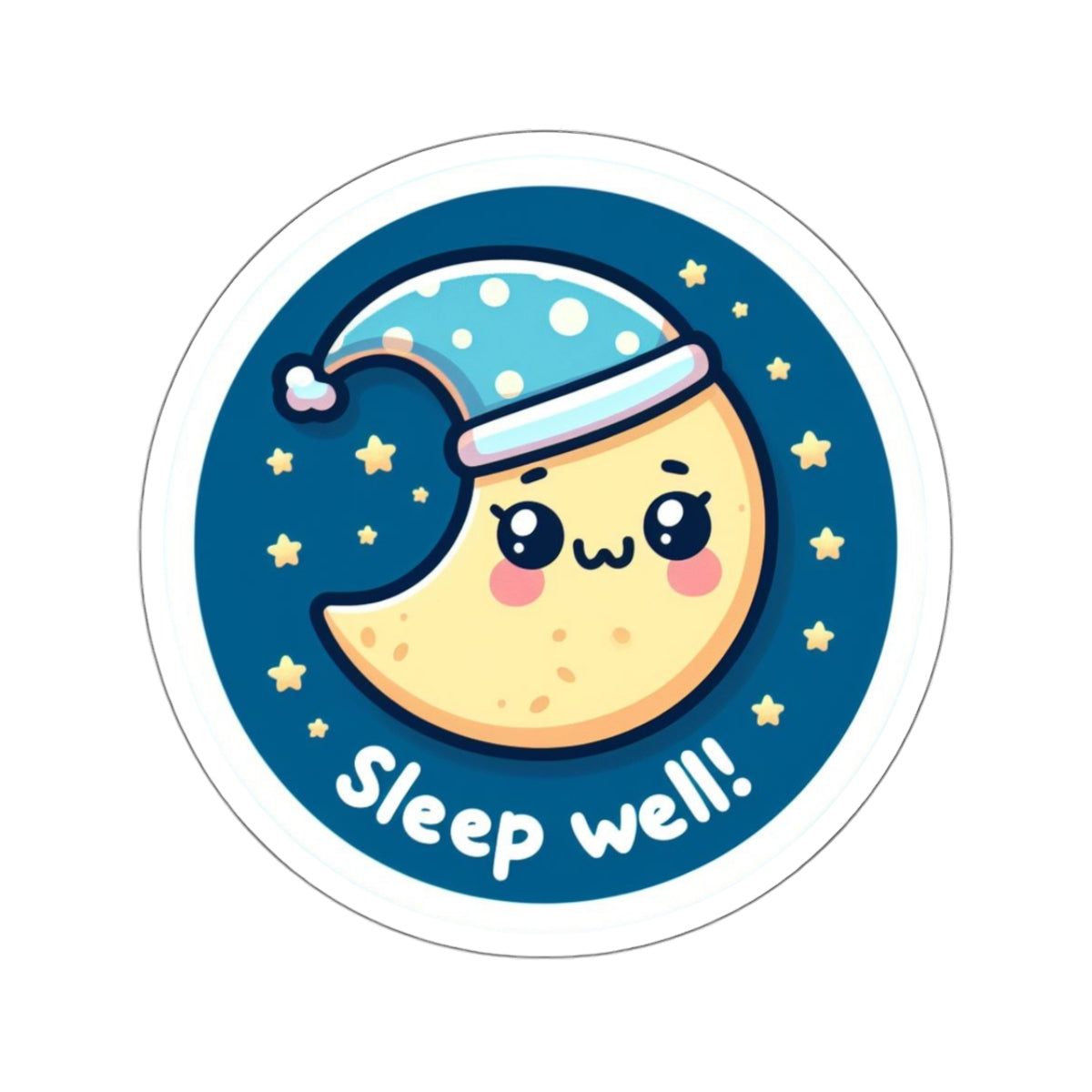 Sleeping Time Kiss-Cut Stickers