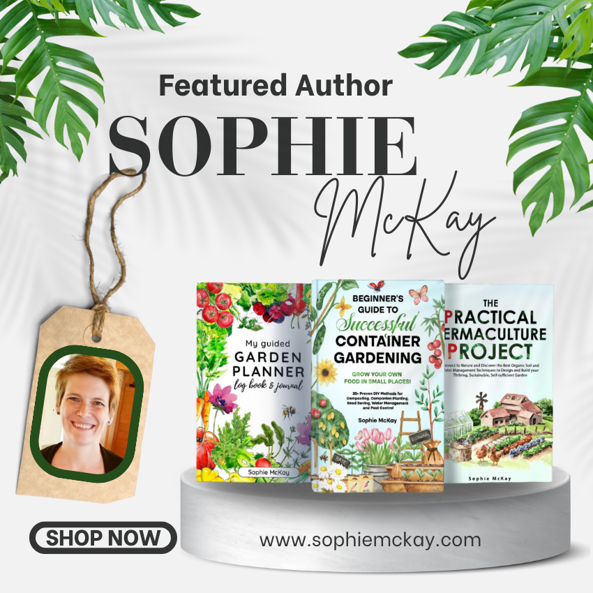 Sophie McKay Author's Easy and Effective Gardening series. Permaculture, container gardening, garden planners